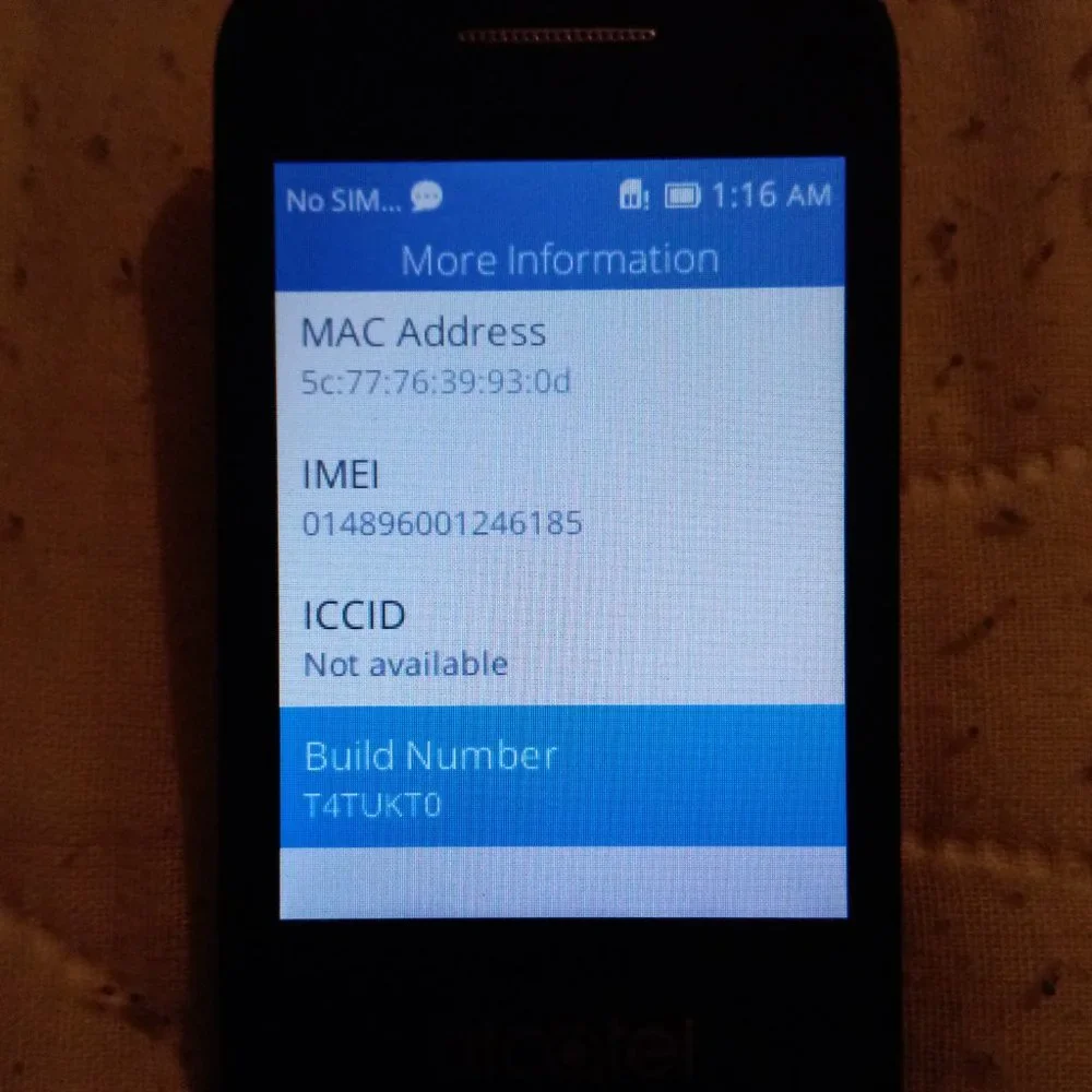Alcatel Flip Phone
